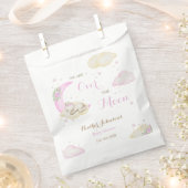 Über der Mond Girl Bärendusche Geschenktütchen (Ausgeschnitten)