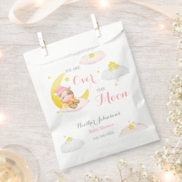 Über der Mond Girl Cow Babydusche Geschenktütchen