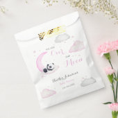 Über der Mond Girl Panda Bear Babydusche Geschenktütchen (Versiegelt)