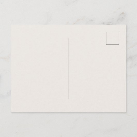 Über der Mond Teddy Bär Neutral Boho Babydusche Postkarte (Rückseite)