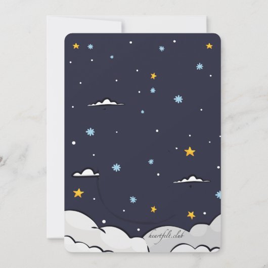 Über der Monddusche Einladung (Rückseite)