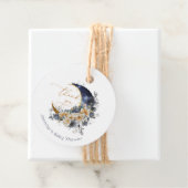 Über der Mondnacht Goldfolie danke Geschenkanhänger (Beispiel)