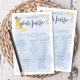 Über der Mondpurse-Fahnenpferd-Papier-Game-Karte b Flyer