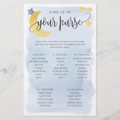 Über der Mondpurse-Fahnenpferd-Papier-Game-Karte b Flyer (Vorne)