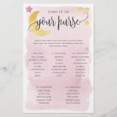 Über der Mondpurse-Papierspielkarte Pink Flyer (Vorne)