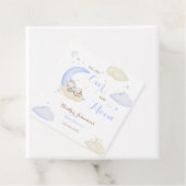 Über der Moon Boy Bear Babydusche Geschenkanhänger (Beispiel)