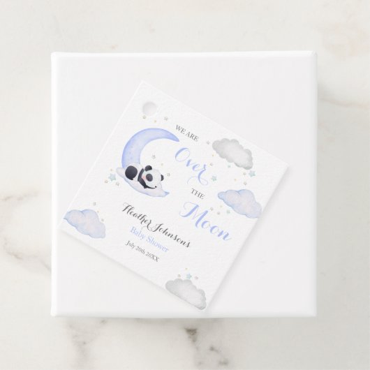 Über der Moon Boy Panda Bärendusche Geschenkanhänger (Beispiel)