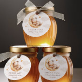 Über der Moon Teddy Bärendusche Geschenkanhänger