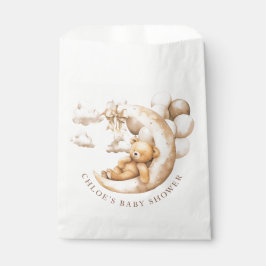 Über der Moon Teddy Bärendusche Geschenktütchen