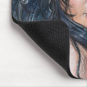 Über der Nacht sah ich Ihre Gesichts-Fee Mousepad (Ecke)