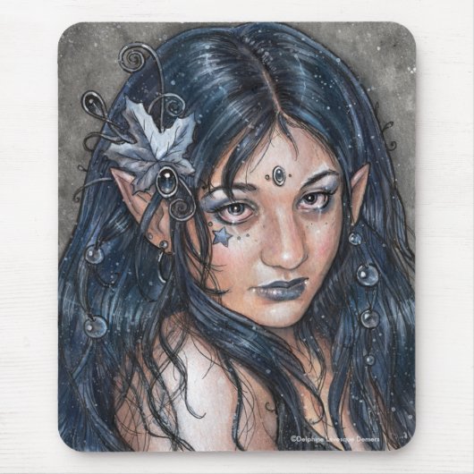 Über der Nacht sah ich Ihre Gesichts-Fee Mousepad (Vorne)