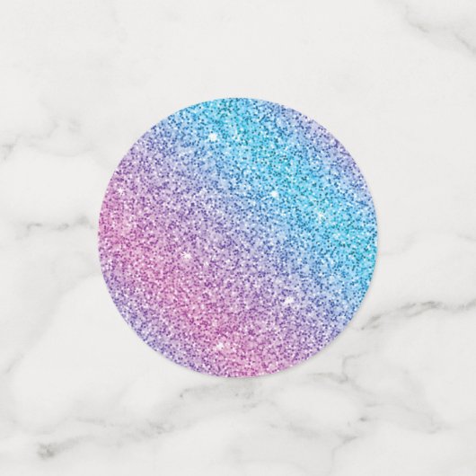 Über der Rainbow Magical Birthday Party Konfetti (Klein Vorderseite)