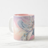 Über der Rainbow-Tasse Zweifarbige Tasse (Vorderseite Links)