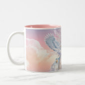 Über der Rainbow-Tasse Zweifarbige Tasse (Links)