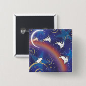 ÜBER DER REGENBOGEN-BRÜCKE BUTTON (Vorne & Hinten)