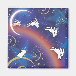 ÜBER DER REGENBOGEN-BRÜCKE MAGNET