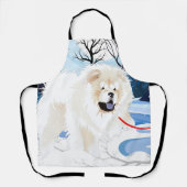 ÜBER DER Schürze DER Creme Chow (Vorderseite)