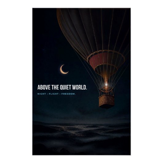 Über der stillen Welt. Poster (Vorderseite)