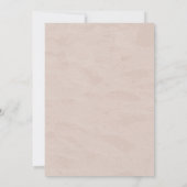 Über der Straßenmotorrad-Hochzeitseinladung Einladung (Rückseite)