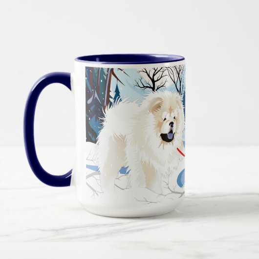 ÜBER DER Tasse DER Creme Chow (Links)