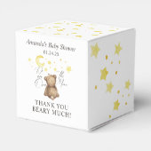 Über der Teddy-Bärendusche Geschenkschachtel (Rückseite)