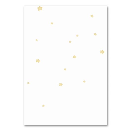 Über der Teddy-Bärendusche Tischnummer (Rückseite)