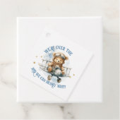 Über der Teddy Bärenjunge Dusche Geschenkanhänger (Beispiel)