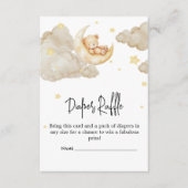 Über der Teddy-Bärentaucher-Kinderdusche Begleitkarte (Vorderseite)