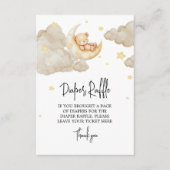 Über der Teddy-Bärentaucher-Kinderdusche Begleitkarte (Vorderseite)