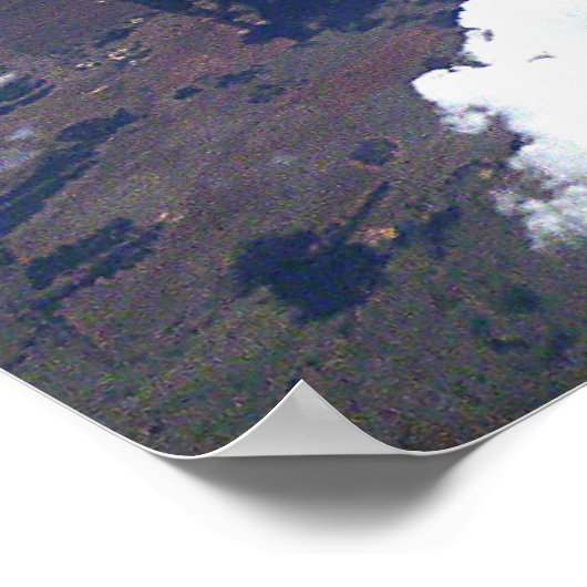 Über der Wolke Poster (Ecke)