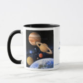 Über der Zuhause-Planeten-Tasse hinaus Tasse (Links)