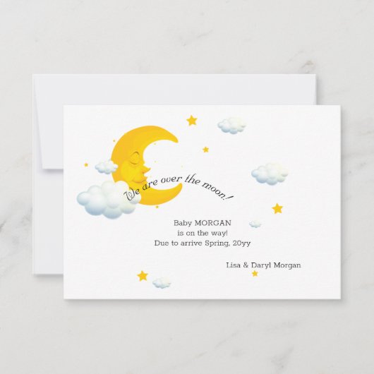 Über die Ängstlichkeit des Mondes Ankündigung (Vorderseite)