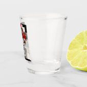 ÜBER DIE AUSBILDUNG VON ARBEITSPLÄTZEN SCHNAPSGLAS (Rechts)
