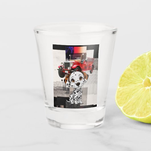 ÜBER DIE AUSBILDUNG VON ARBEITSPLÄTZEN SCHNAPSGLAS (Vorderseite)
