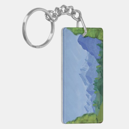 Über die Berge Schlüsselanhänger (Vorderseite links)