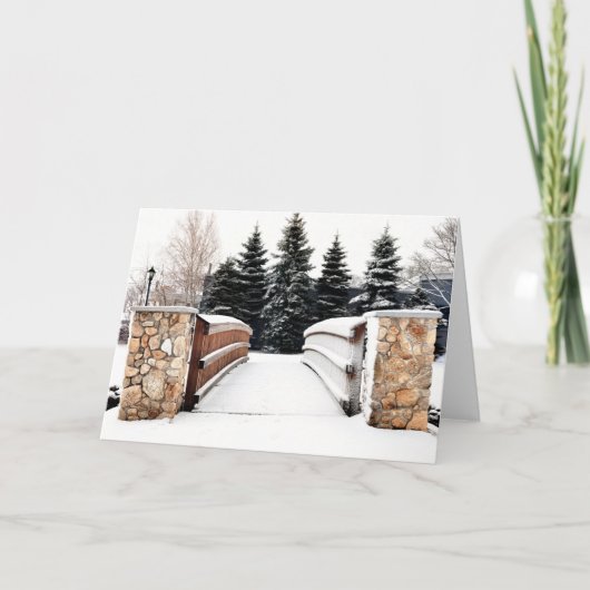 Über die Brücke Karte (Vorderseite)