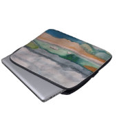 Über die Bucht Laptopschutzhülle (Vorne Knopf)