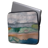 Über die Bucht Laptopschutzhülle (Vorderseite Links)
