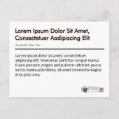 Über die Dai News Postkarte (Rückseite)