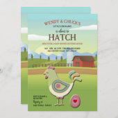 Über die Einladung zum Hatch Baby Shower (Vorne/Hinten)