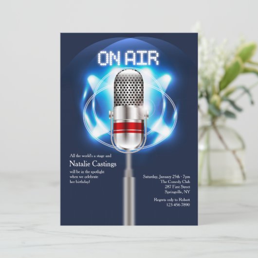 über die Einladung zur Luft (Stehend Vorderseite)