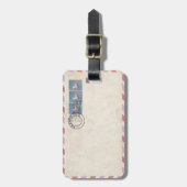 über die Gepäckmarke des Schweines Gepäckanhänger (Vorderseite vertikal)