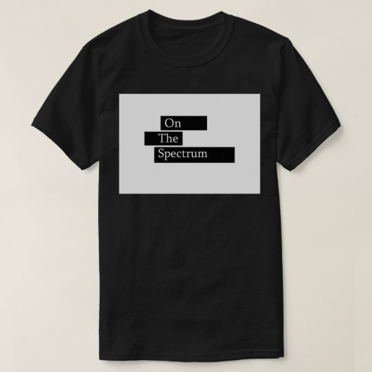über die Gestaltung der Frequenzautismus T-Shirt (Design vorne)