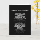 ÜBER DIE HILFSKOMPLIMENTE KARTE (Gelbe Blume)