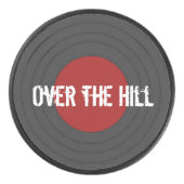 Über die Hill Rock'n'Roll Record Eishockey Puck (Vorderseite)