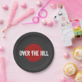 Über die Hill Rock'n'Roll RecordClassic-Runde Pappteller (Party)