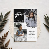 Über die Jahre - Jetzt & Dann Abschluss 2 Foto Einladung