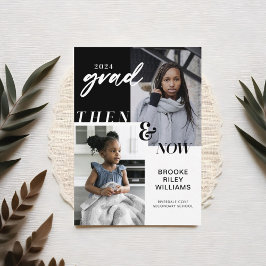 Über die Jahre - Jetzt & Dann Abschluss 2 Foto Einladung