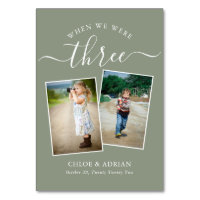 Über die Jahre paare Foto Hochzeit Moderne Tabl