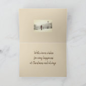 Über die Jahreszeit hinweg Feiertagskarte (Innenseite)